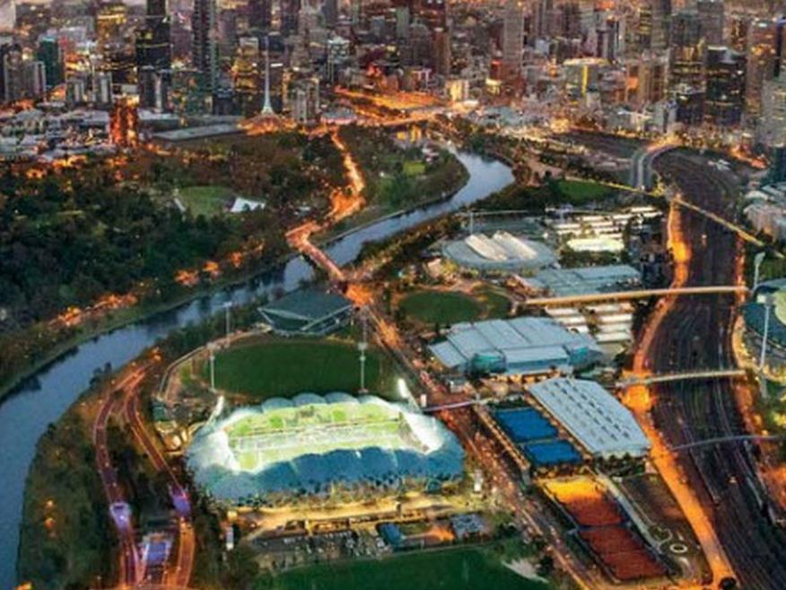 381克雷蒙公寓式酒店 墨尔本 外观 照片 The Melbourne Park complex